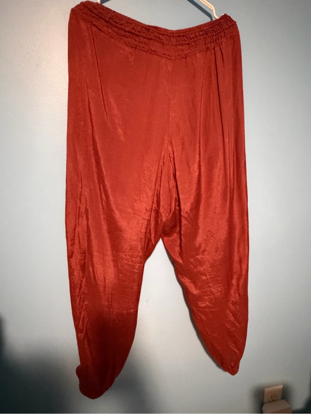 Free People Rust Red Drawstring Joggers - Picture 4 of 4